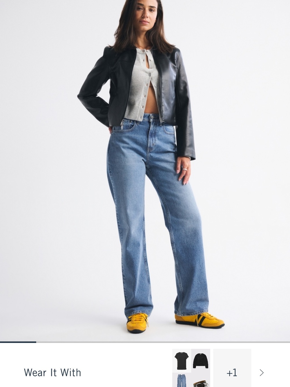 High rise straight leg jeans from Abercrombie & Finch